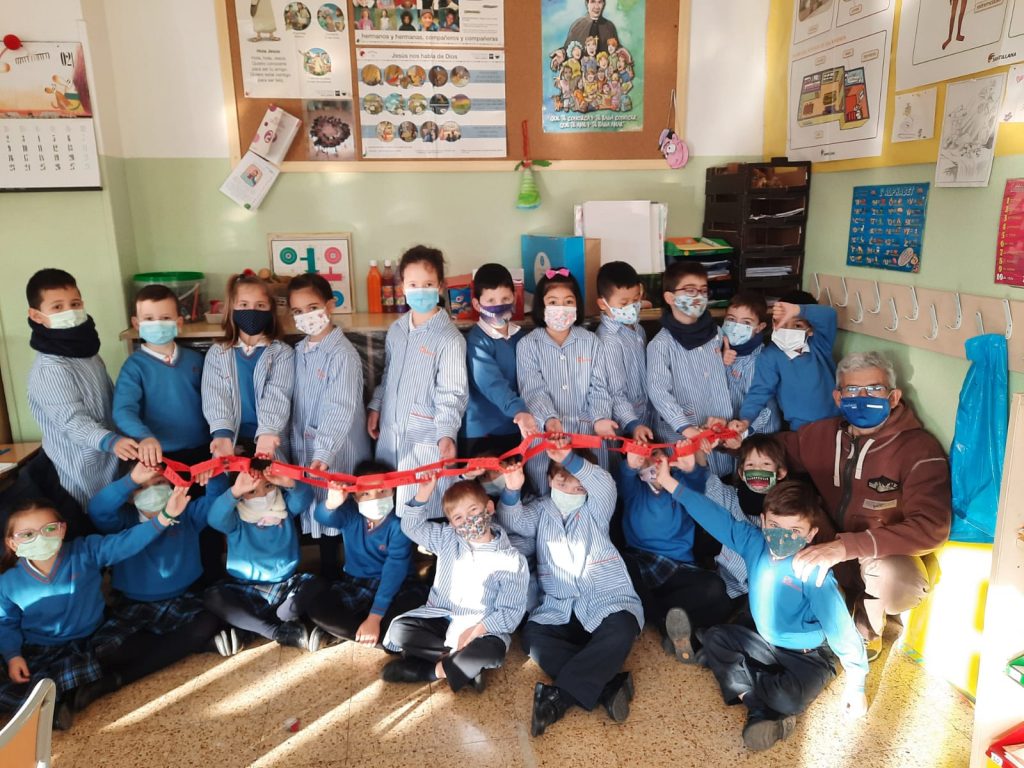 «Eslabones de Cuaresma» en nuestro Colegio de Zaragoza