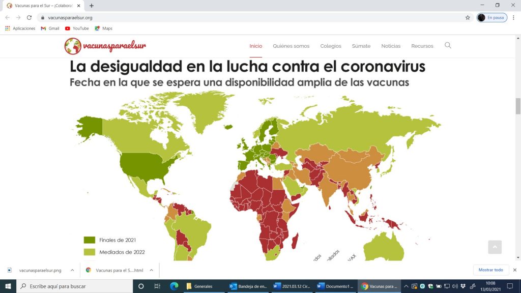 «Vacunas para el sur» una genial propuesta en nuestro Colegio Larraona