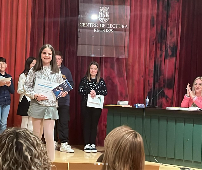 Alumnas de Valls ganadoras en Certamen de Lectura